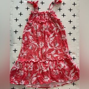 Feather 4 Arrow -Girls' Pink Floral Sundress - Casual Summer Dress